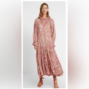 O.P.T Dresses Nwt Opt Boho Cottagecore Prairie Drop Waist Long Maxi Dress